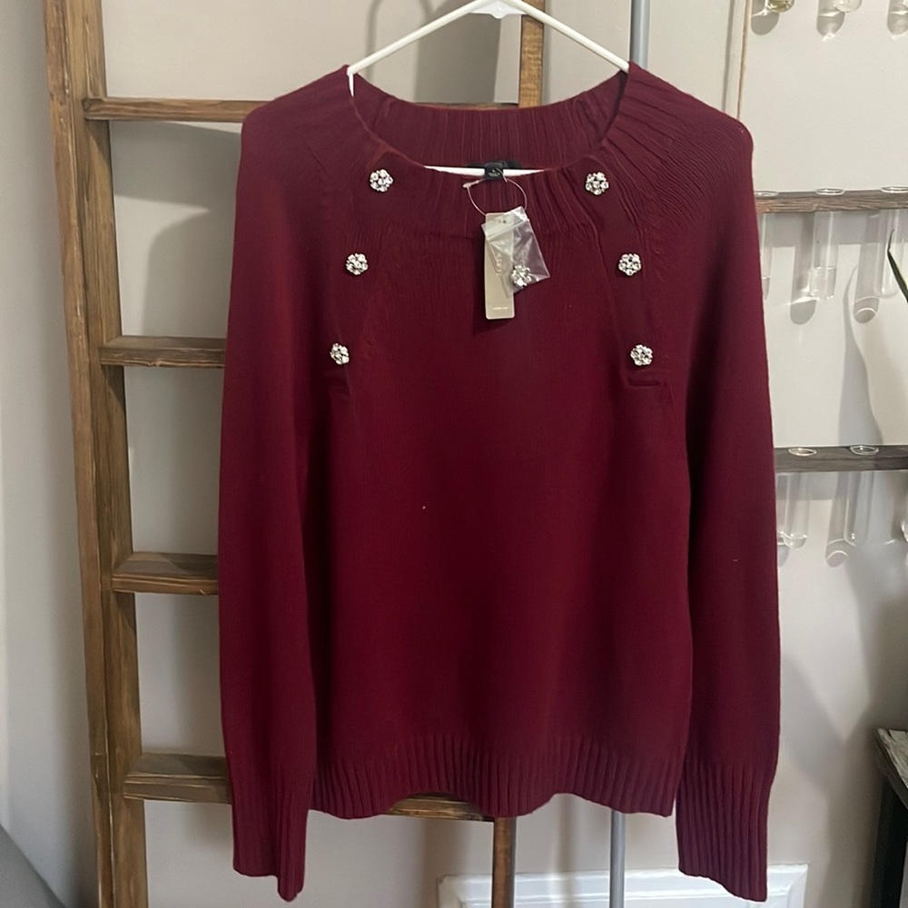 COPY - J Crew maroon sweater